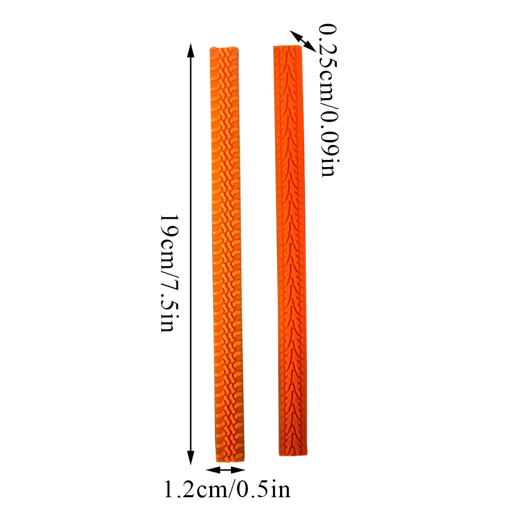 4PC Silicone Suitcase Wheel Protection Case for Quiet Travel