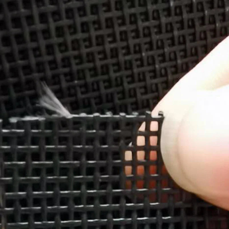 High Quality Waterproof Teslin Mesh Fabric for DIY Office Chair Recliner and Beach Lounge Use in Black