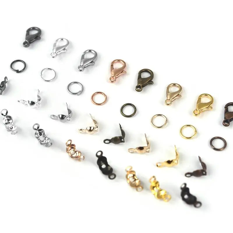 100Pcs Alloy Lobster Clasp Set for DIY Jewelry Making Supplies