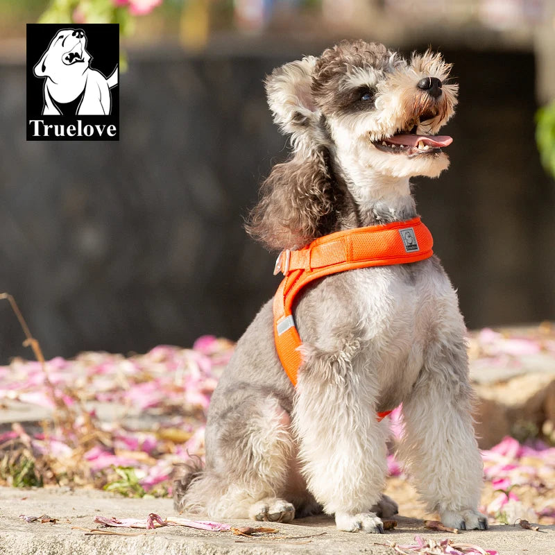 Truelove Adjustable Pet Harness for Small and Medium Dogs Breathable Nylon Mesh Outdoor Training Heavy Duty TLH3013