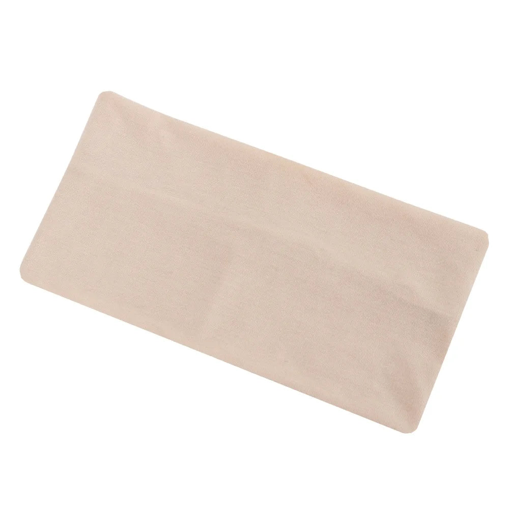 Headbands For Women Solid Color Elastic Wide Turban Headwrap Yoga Makeup Hair Accessories