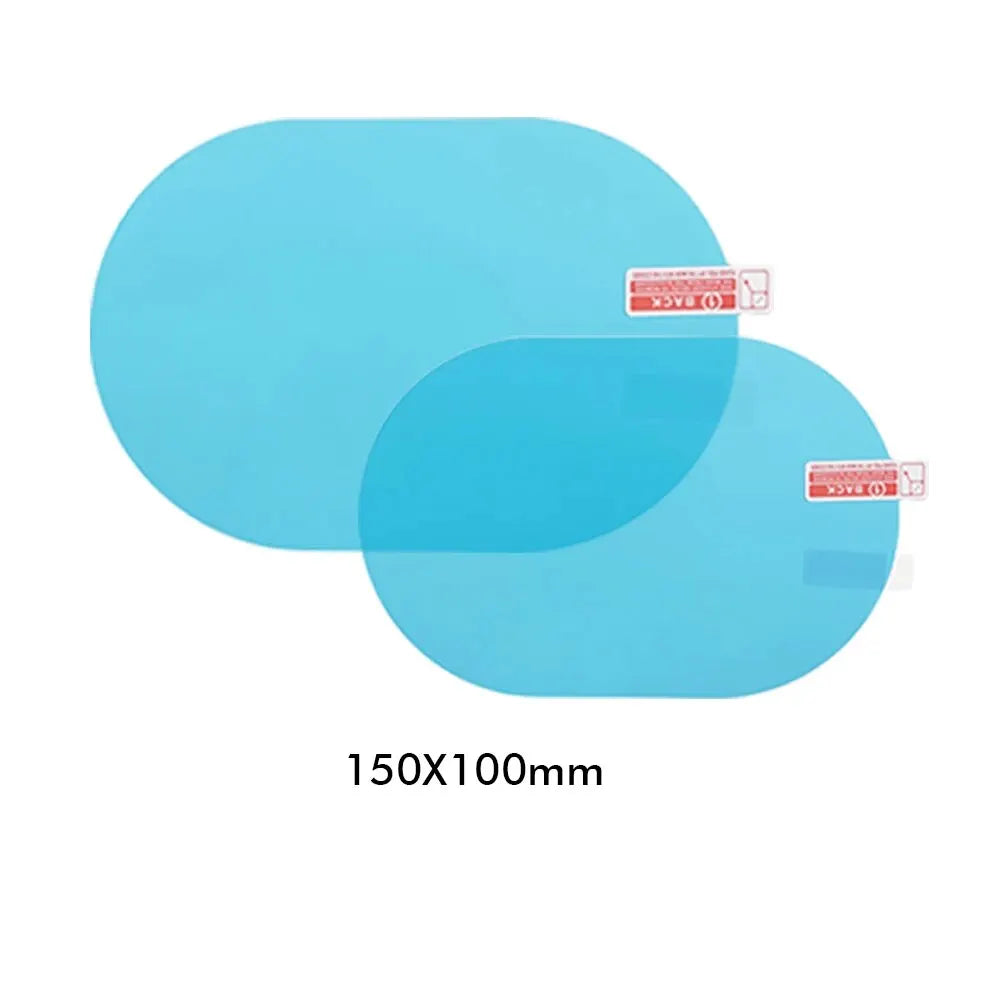 Car Rearview Mirror Film Side Window Rainproof Clear Film 2 Pcs Anti Fog Protective Sticker