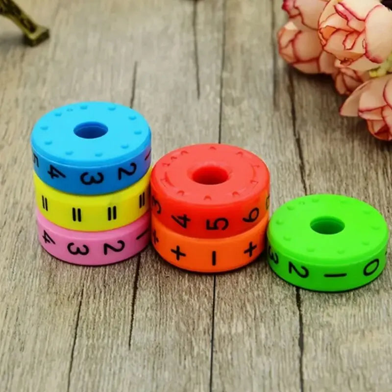 DIY Math Blocks - Perfect Birthday Gift for Boys & Girls, Preschool Learning Counting & Math Skills Tools