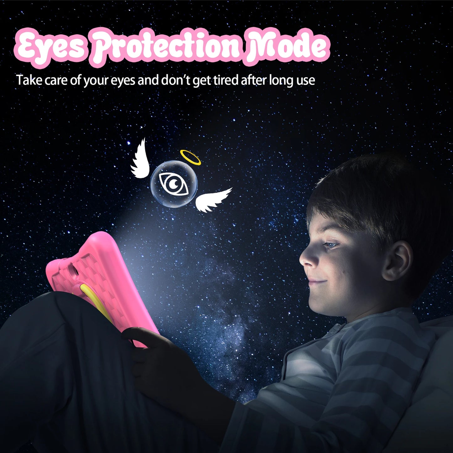 Tableta PRITOM para niños, 7 pulgadas, Android 11, 32 GB, WiFi, Bluetooth, cámara dual, software educativo instalado con estuche de prueba