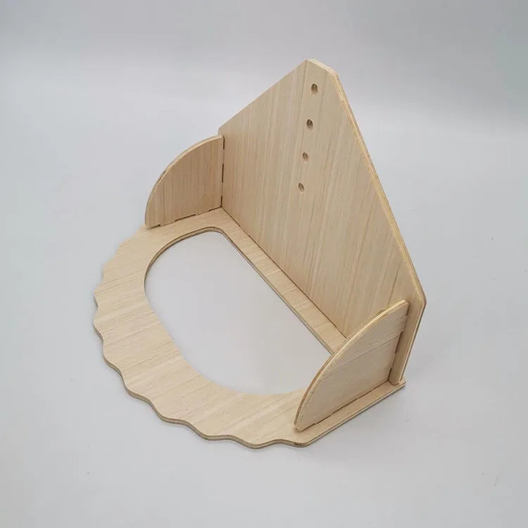 Creative Solid Wood Silent Running Wheel Hamster Running Wheel Toy Golden Bear Totoro Dutch Pig Treadmill Hamster Toy Supplies