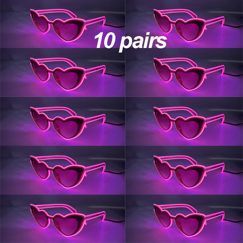 2024 Summer Beach Sunglasses Women Heart Shaped Fashion Glasses