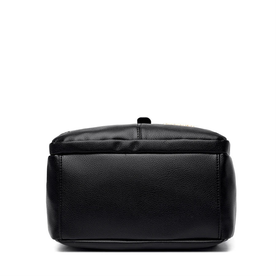 Luxury Women Leather Backpacks for Girls Casual Daypack