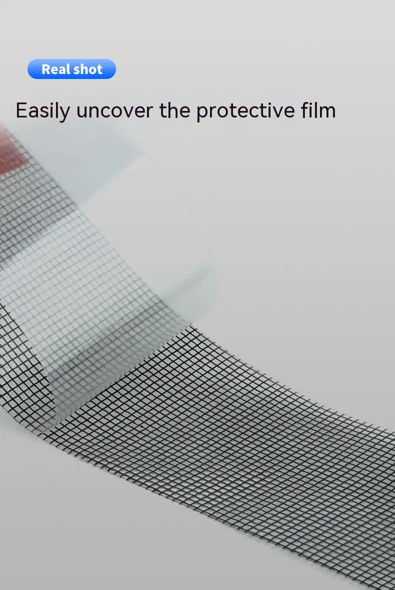 Reparaciones de mosquiteros Cinta mosquitera para ventanas Red autoadhesiva resistente Parche de reparación de puertas Malla mosquitera antiinsectos Reparación de agujeros rotos