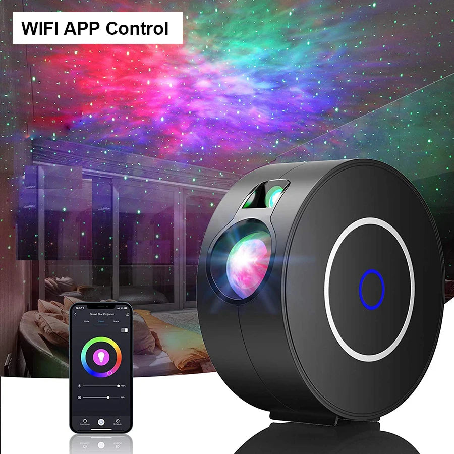 Smart WIFI Starry Sky Projector LED Night Light for Bedroom Party