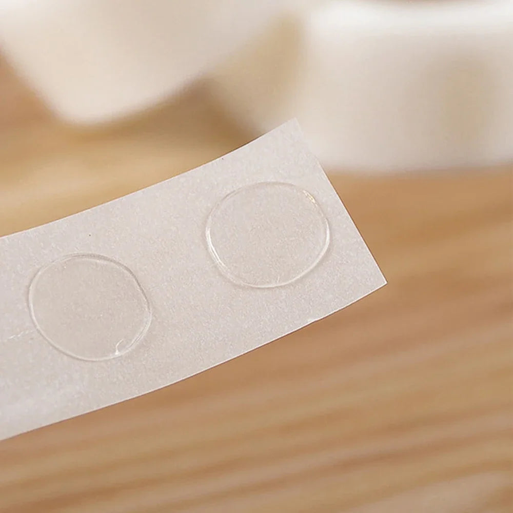 100 Dots Roll Candle Wick Stickers 13mm Double-Sided Adhesive