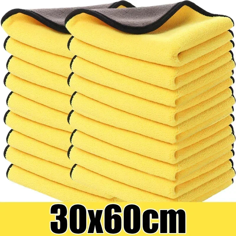 Wholesale Double Sided Microfiber Cloths for Cars Super Absorbent Cleaning and Drying Towels Auto Detailing Rags