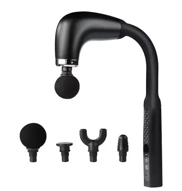 Fascia gun Handle Elbow 3 Modes 6 Gears Adjust Muscle Relaxation Massage Percussion Hammer for Athletes