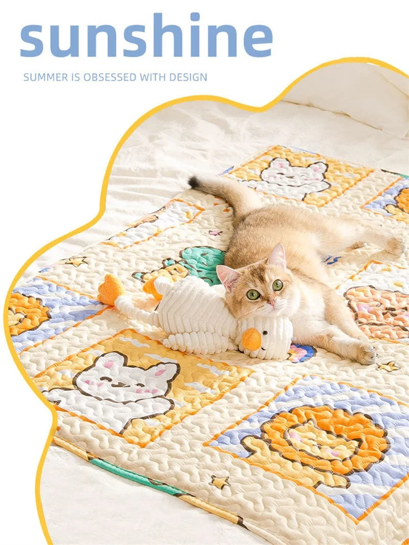 Dog Mats for Floors and Crates Reusable Washable Pet Playpen Cushions for Cats and Puppies Travel Car Mats for Dogs