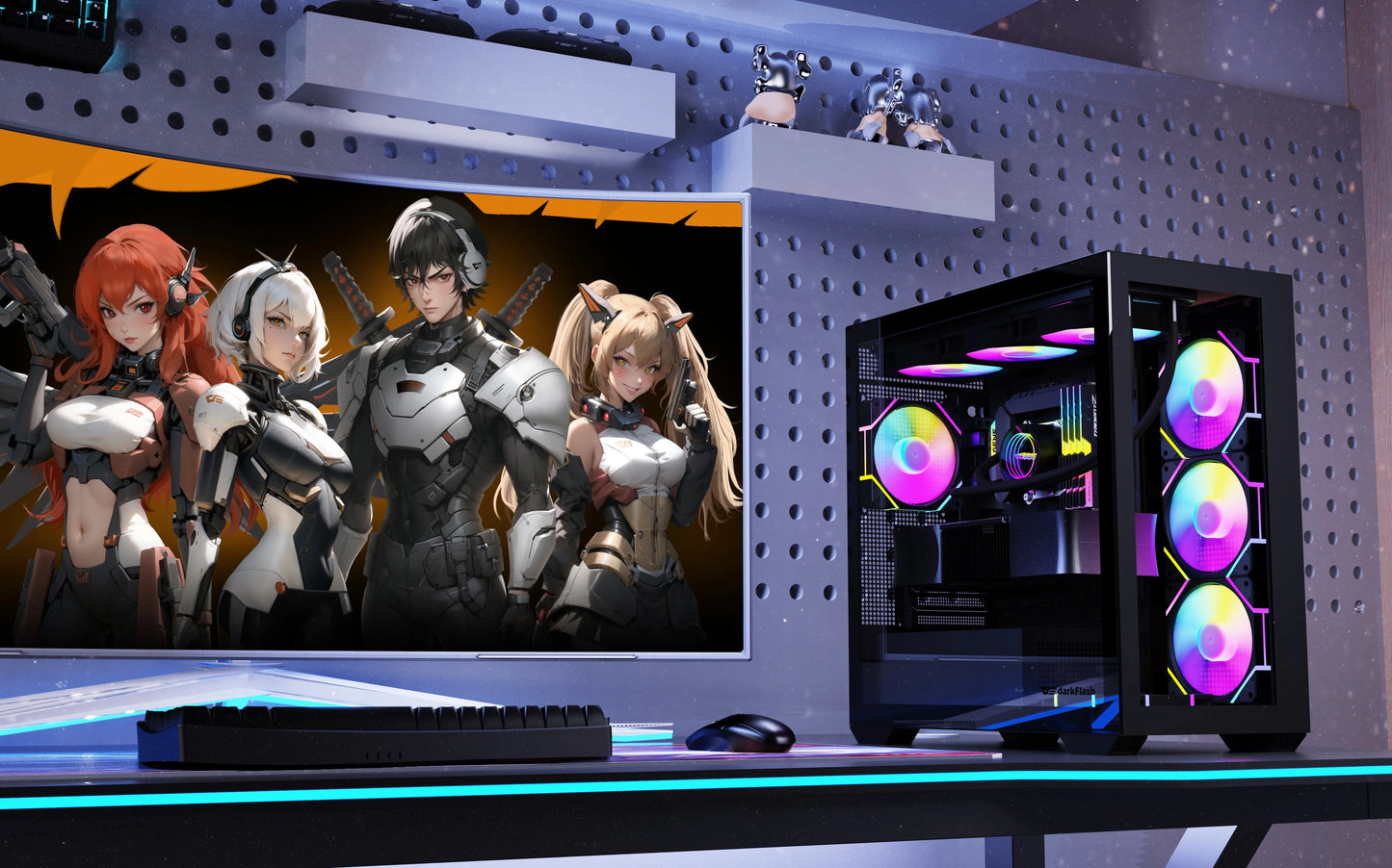 Aigo AM12PRO RGB Fan 120mm PC Cooling Kit 4pin PWM