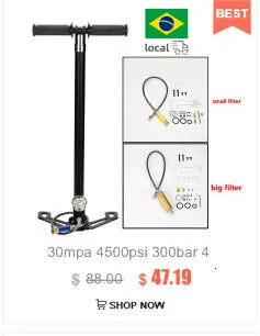 300bar 30mpa 4500psi Hand Operated PCP Pump For Rifles and Paintball