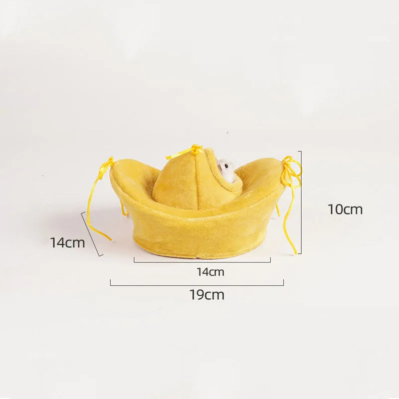 Hamster Hammock for Winter Warmth Cotton Nest Hamster Bed House Hammock Small Animal Warm Bed House Cage Nest For Hamster Birds