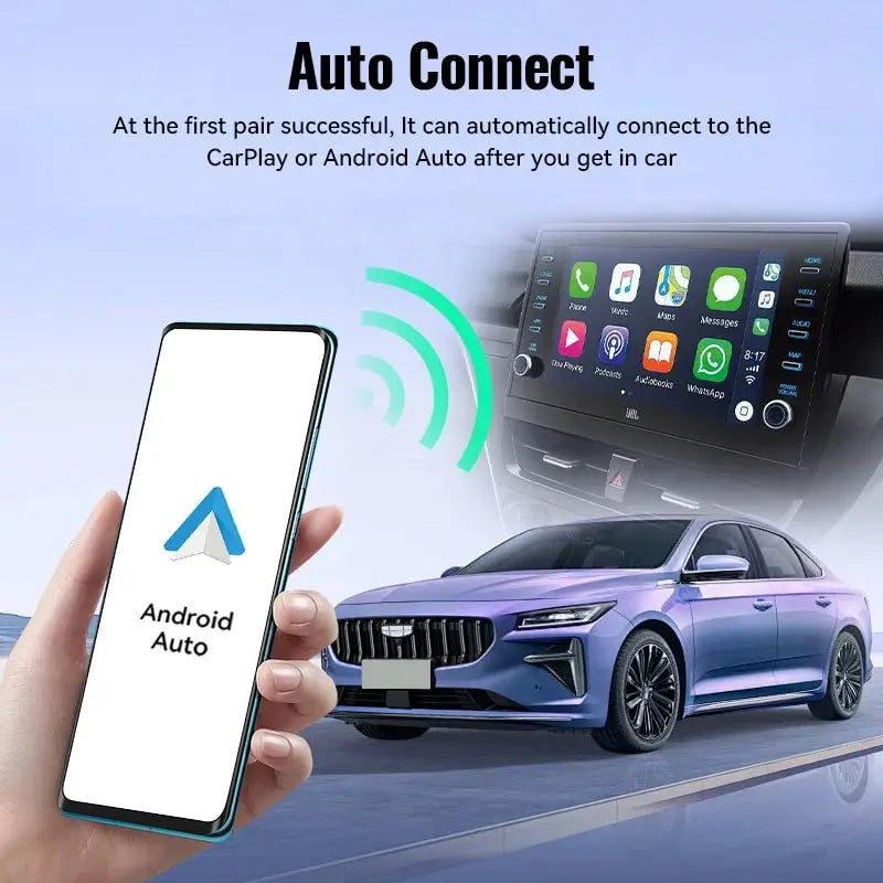 XUDA NEW Wireless CarPlay Android Auto Adapter Mini Box for Nissan