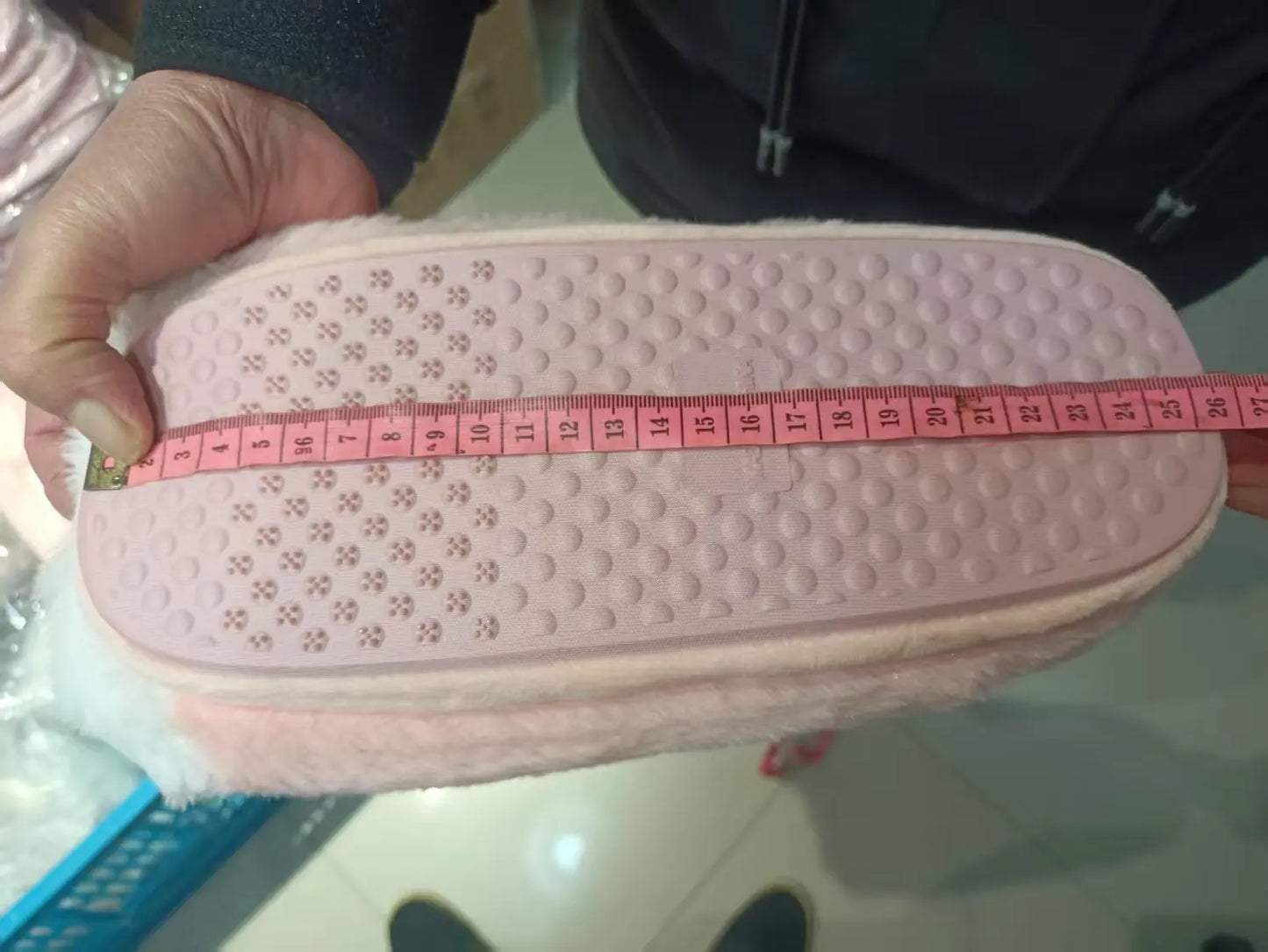 Cute Cartoon Rabbit Cotton Slippers Warm Non-slip Plush Shoes