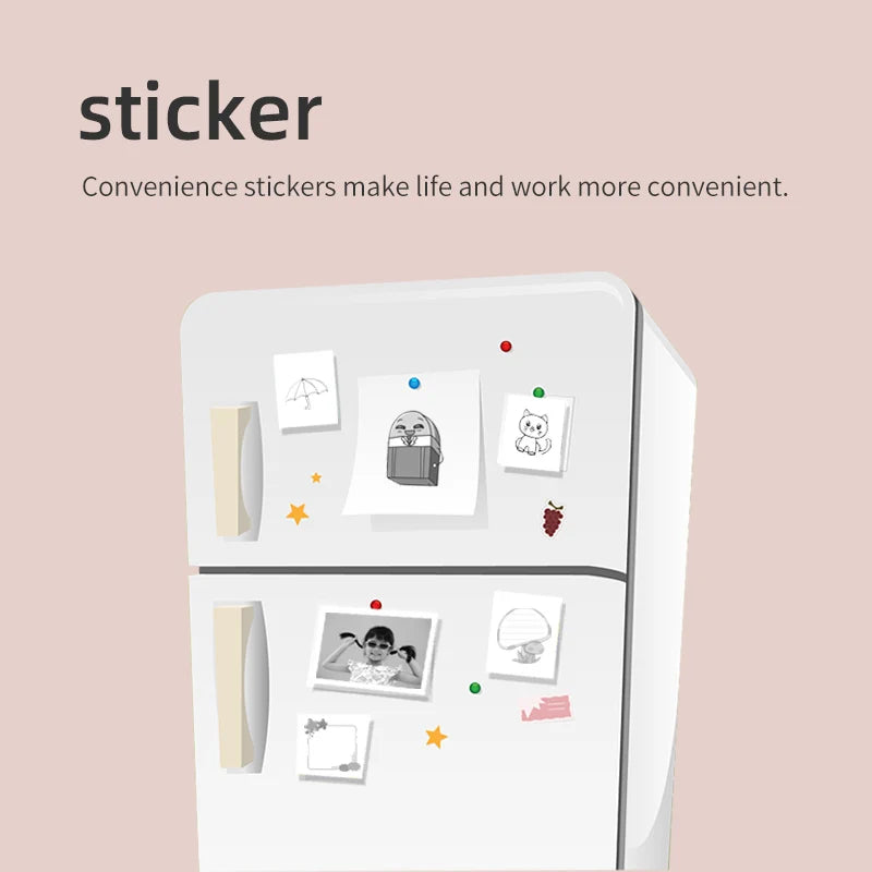 Mini HD Portable Bluetooth Thermal Label Printer Inkless Printing