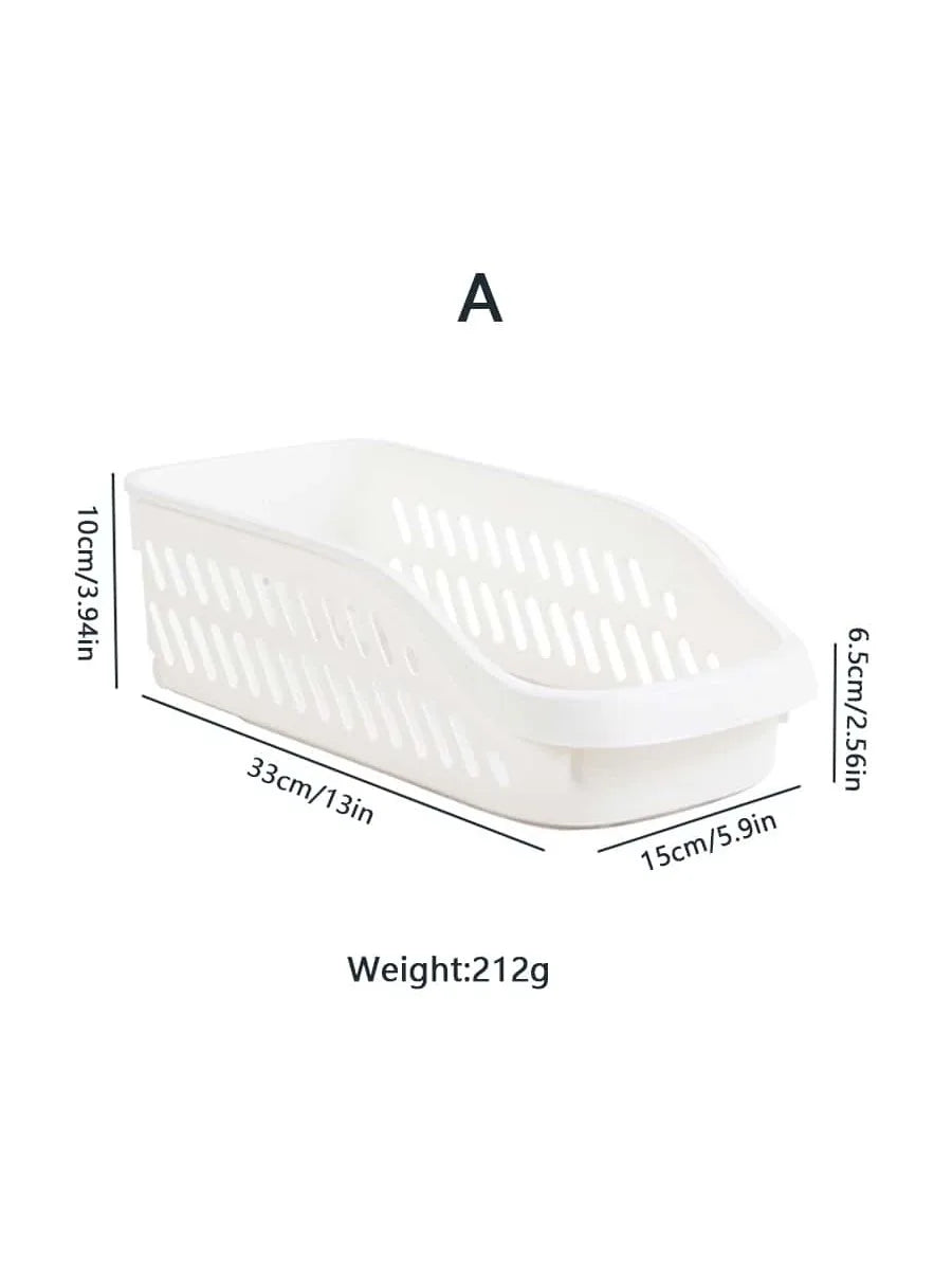 Shallow Width and Deep Pulley Kitchen Storage Box for Organization