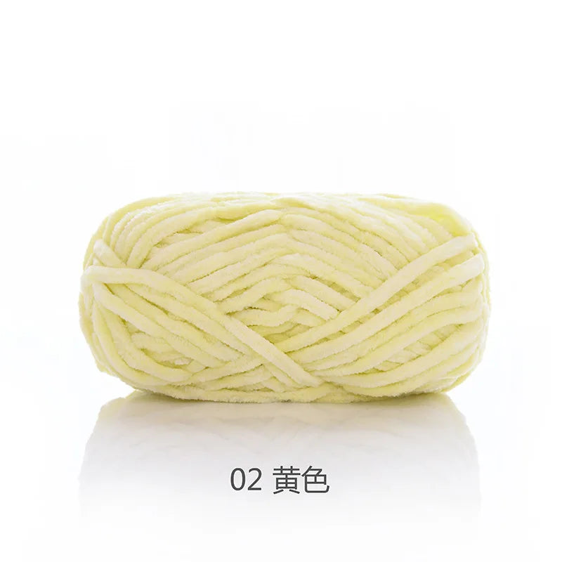 Ruyi Bird Warm Fleece Thick Wool Crochet Golden Velvet Yarn