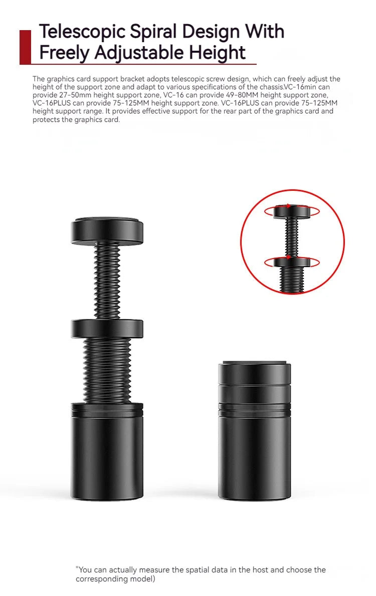 TEUCER VC-16 GPU Holder Telescopic Rotating Magnetic Stand