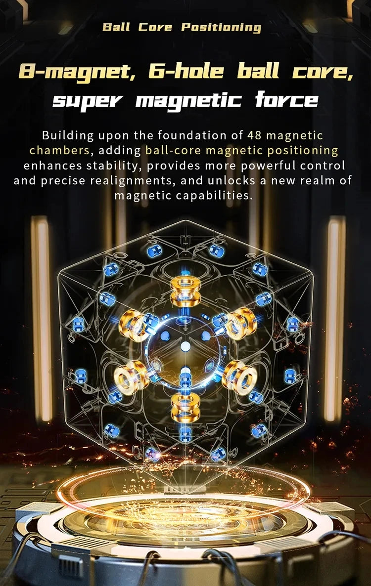 MoYu RS3M V5 3X3 Magnetic Speed Cube Fidget Toy 2023