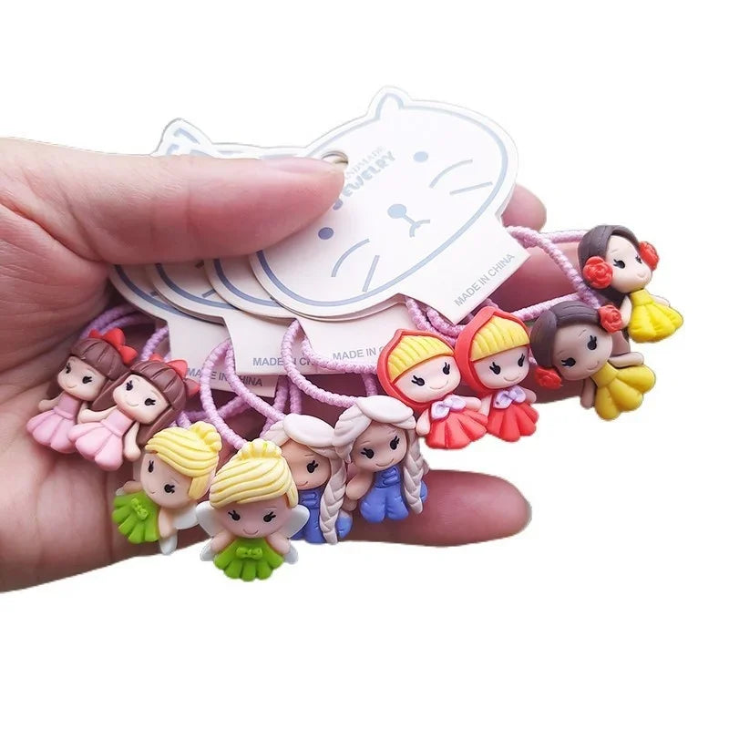 2PCS Cute Cartoon Princess Headwear Hair Bands for Kids