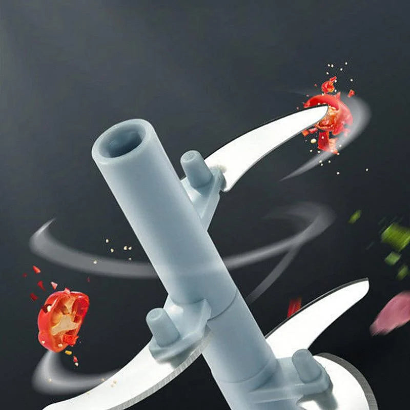 900ML Manual Meat Mincer and Vegetable Cutter Combo - Versatile Garlic Chopper for Effortless Food Preparation