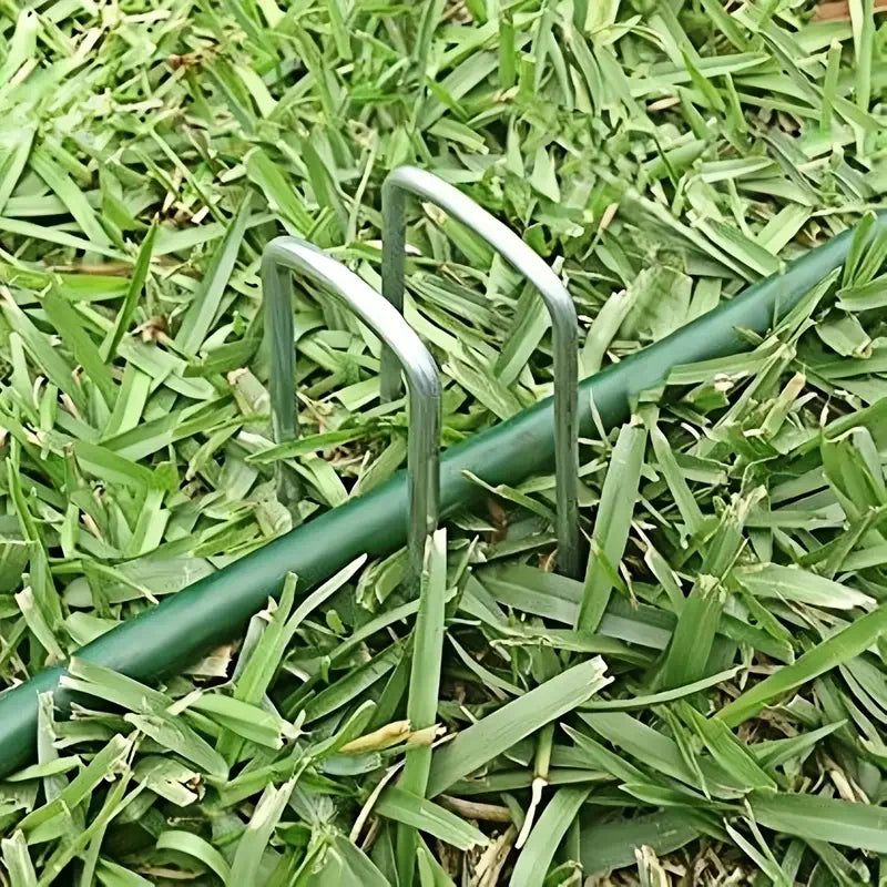 U Type Heavy Duty Garden Staples for Securing Landscape Fencing and Lawn Barriers Galvanized Sod Pins and Ground Stakes