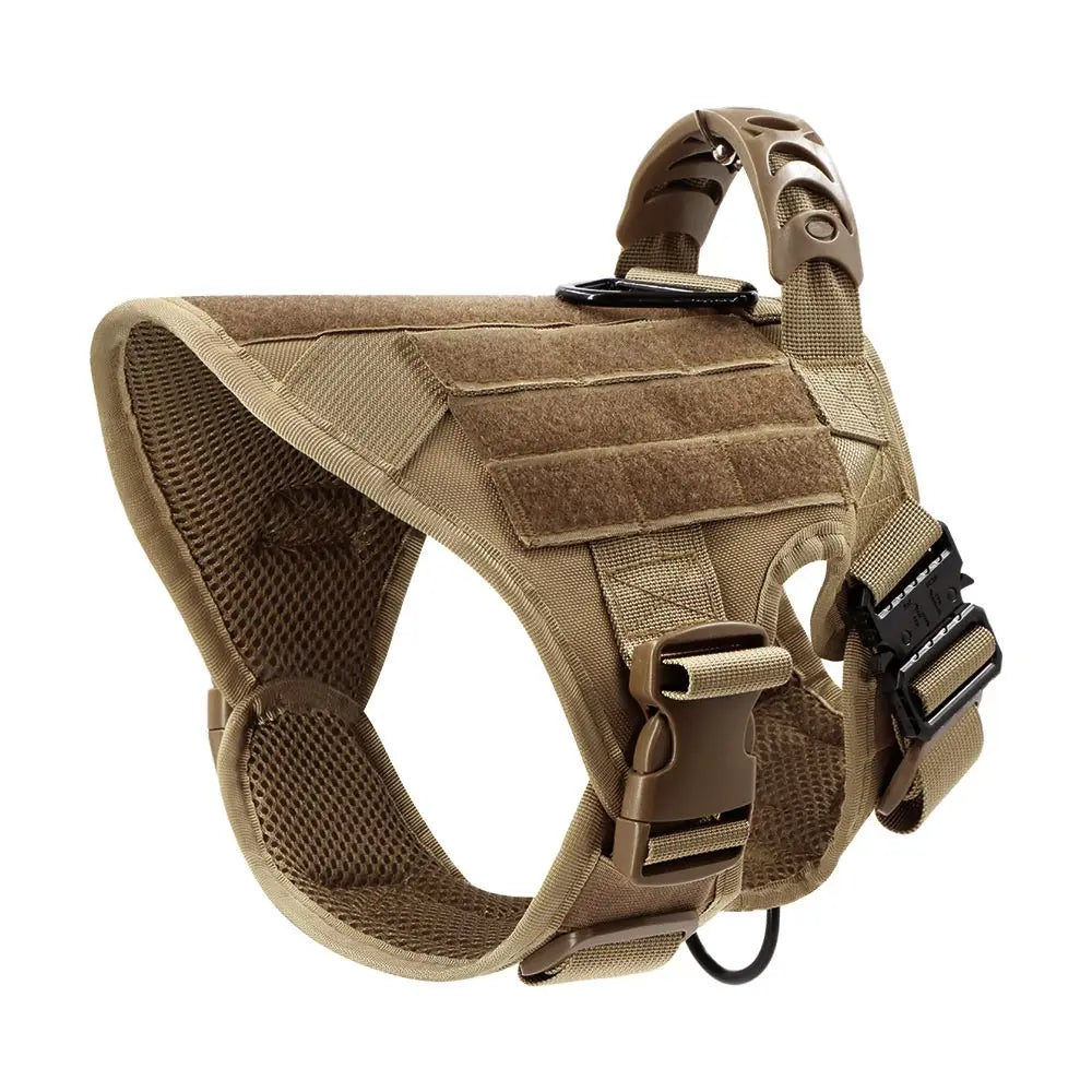 Military Large Dog Harness Training Vest for Bulldogs Shepherds