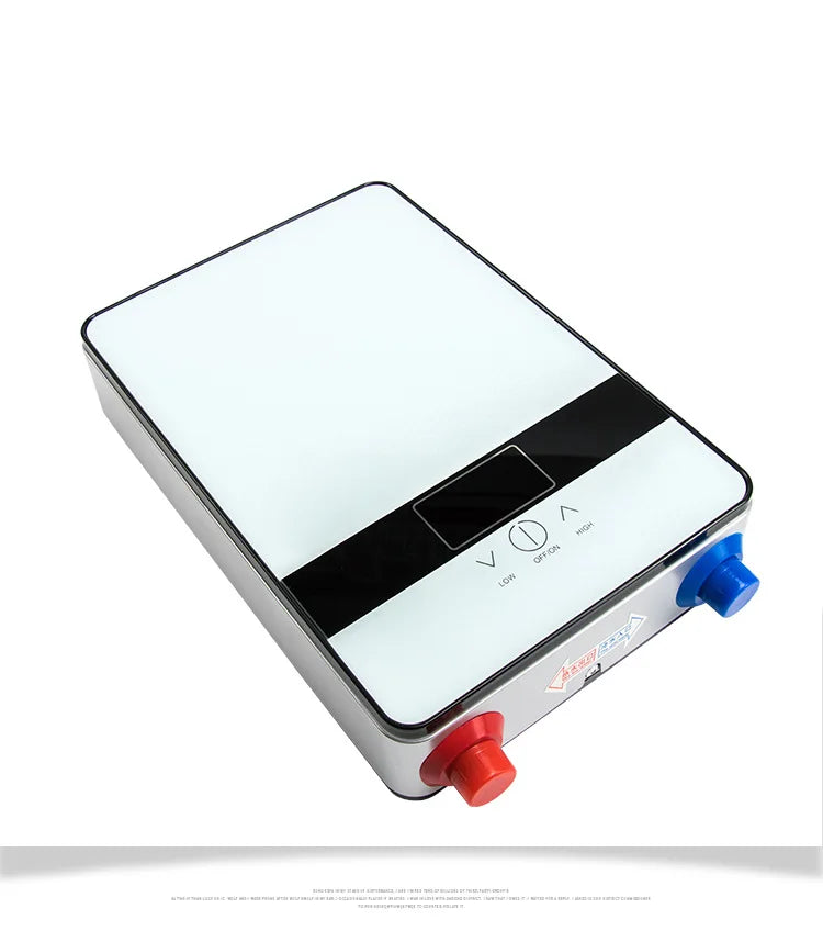 Calentador de agua caliente 6500w Calentador de agua instantáneo sin tanque Termostato Calentador de inducción Calentadores eléctricos táctiles inteligentes Ducha automática