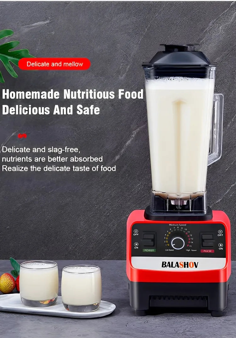 2000W Heavy Duty Commercial Blender – Powerful Performance for Smoothies and Juices