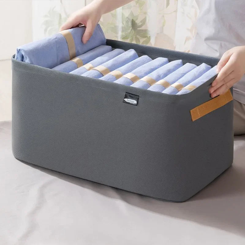 Thicken Clothes Organizer Jeans Storage Box for Wardrobe