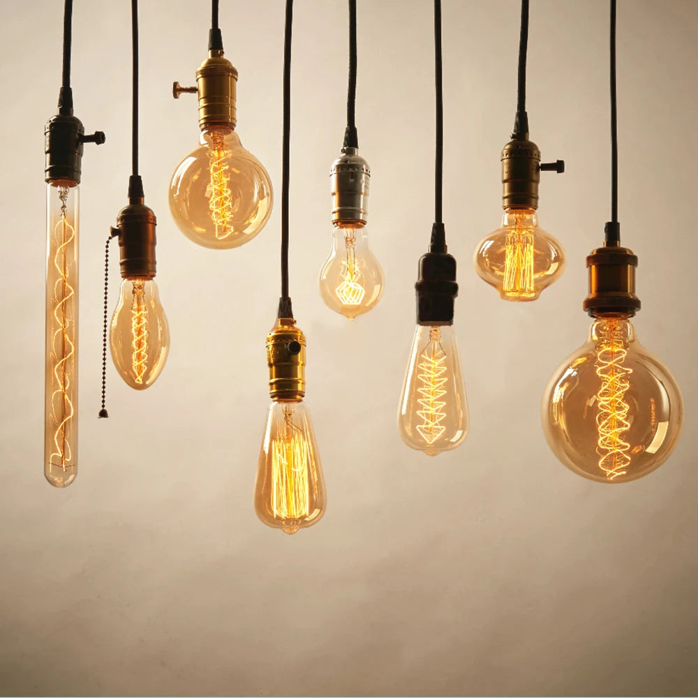 E27 Retro Edison Lamp Bulbs 40W for Halloween and Christmas