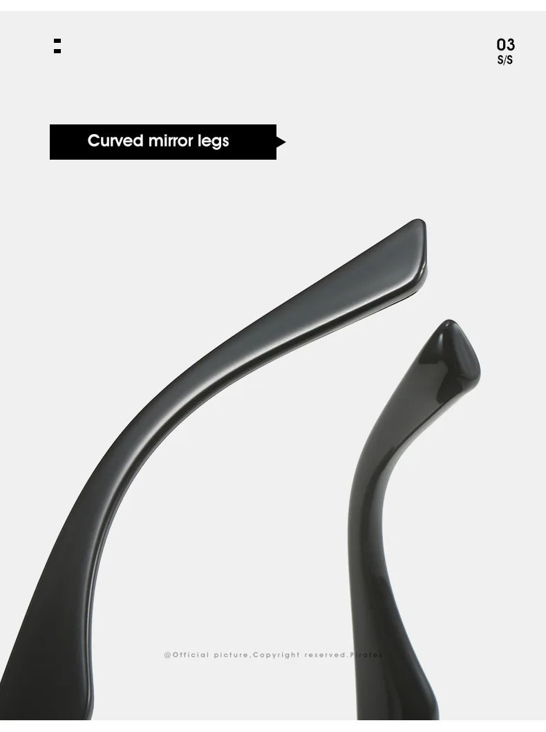 New Oversized One Piece Goggle Sunglasses UV Protection Fashion