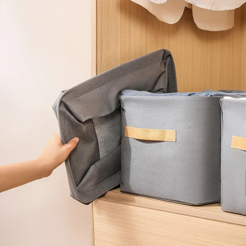 Thicken Clothes Organizer Jeans Storage Box for Wardrobe