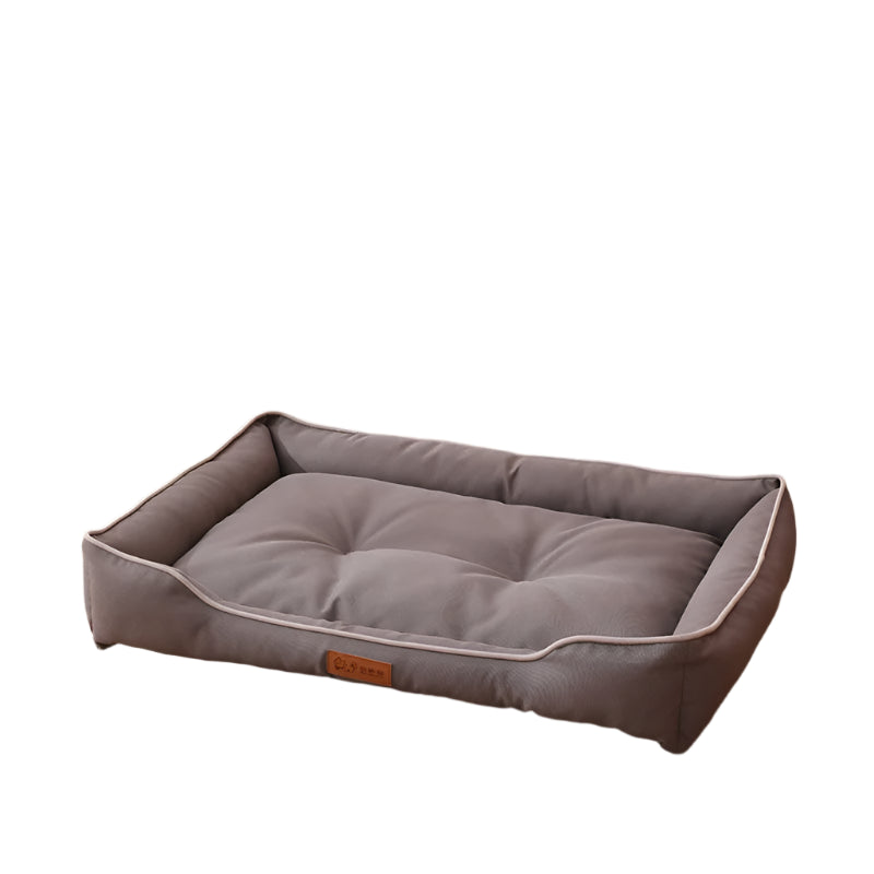 Waterproof Dog Bed with 600D Oxford Fabric Thickened PP Cotton Filling Bite-Resistant Pet Mat for All Seasons