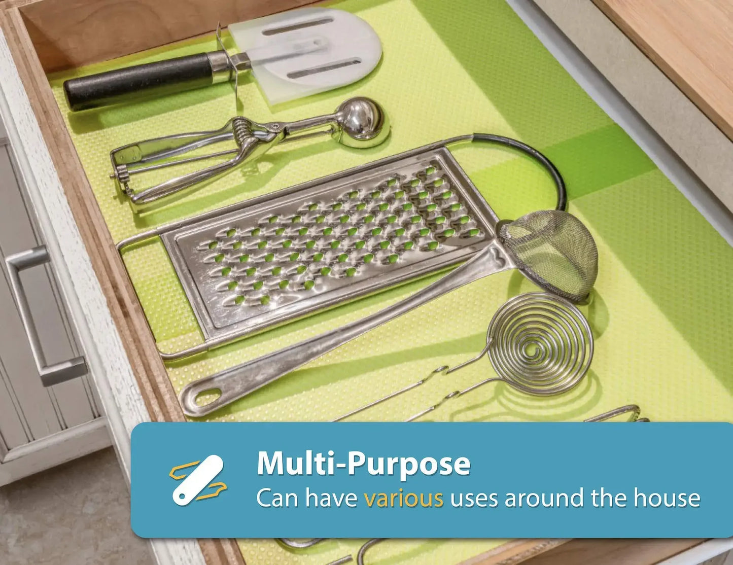 Washable Refrigerator Mats Set - 1/3/5PCS Durable Shelf and Drawer Liners