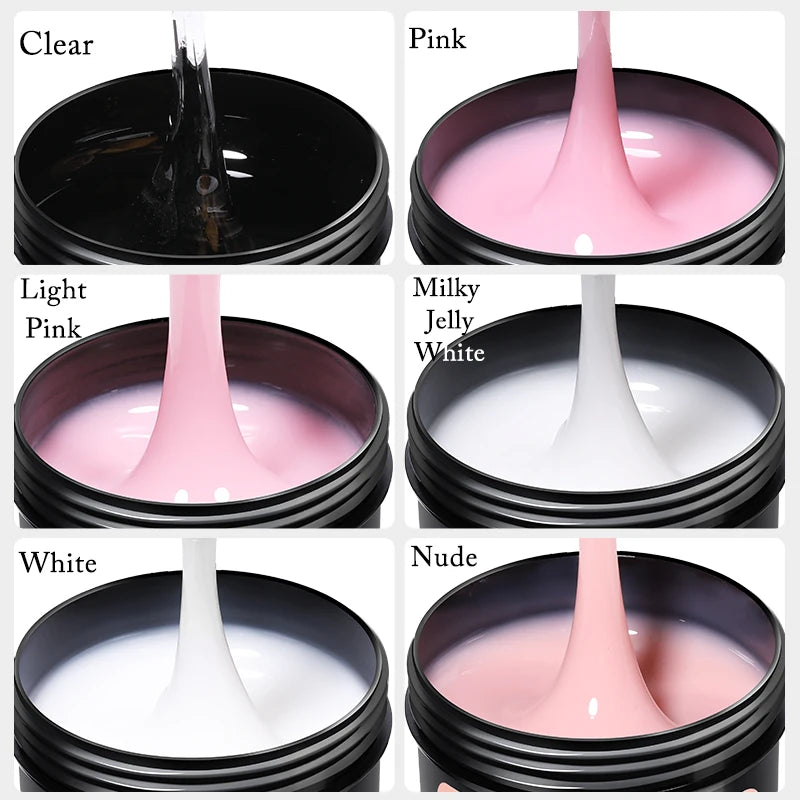 UR SUGAR 150g Transparent Nail Extension Gel for Acrylic French Nails Light Pink UV LED Semi Permanent Manicure