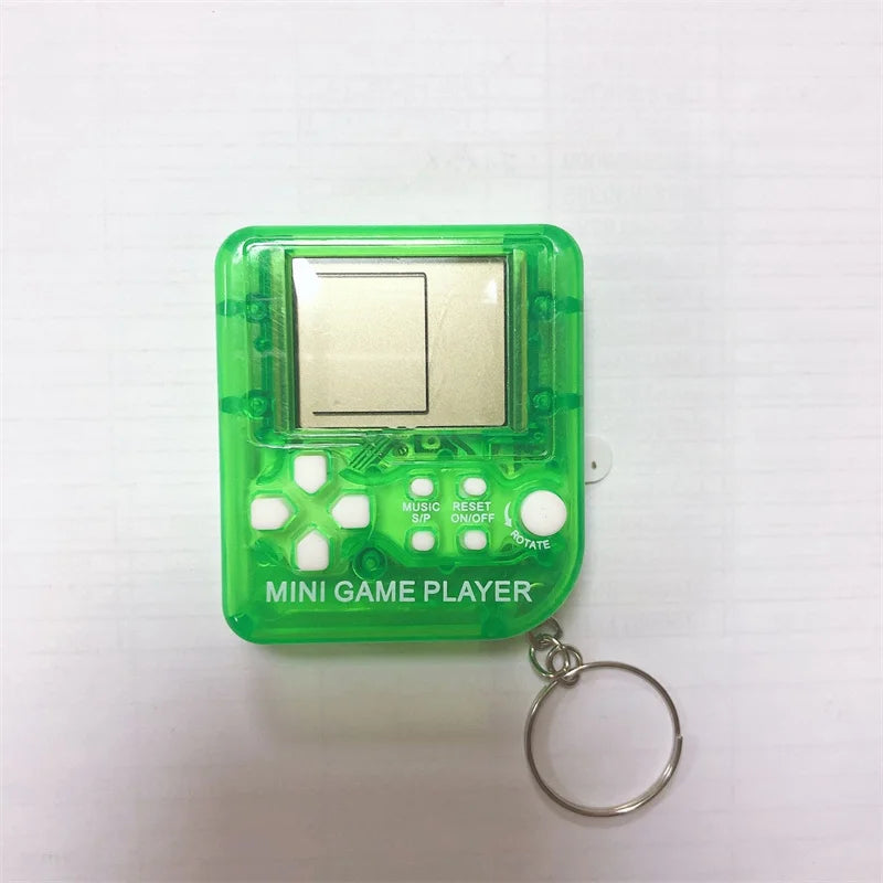 Pocket Mini Classic Game Machine Keychain 26 Games Handheld Retro Console Gift