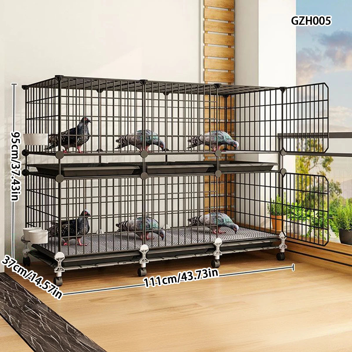 Extra Large Pigeon Cage for Home Breeding, Special for Raising Pigeons and Homing Pigeons, Matching Meat Pigeons, Breeding Pigeon Cage, Pigeon House, Three Layers
