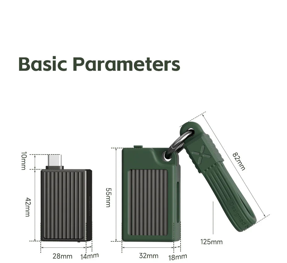 Hagibis 2230 M2 NVMe SSD Enclosure with Cooling Fan USB 3.2 Gen 2 High Speed Storage Case for Laptop iPhone 16 Pro 15 iPad