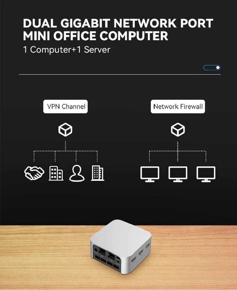 FIREBAT T8 Pro Plus Mini PC Intel Celeron N5095 8GB 16GB 256GB 512GB