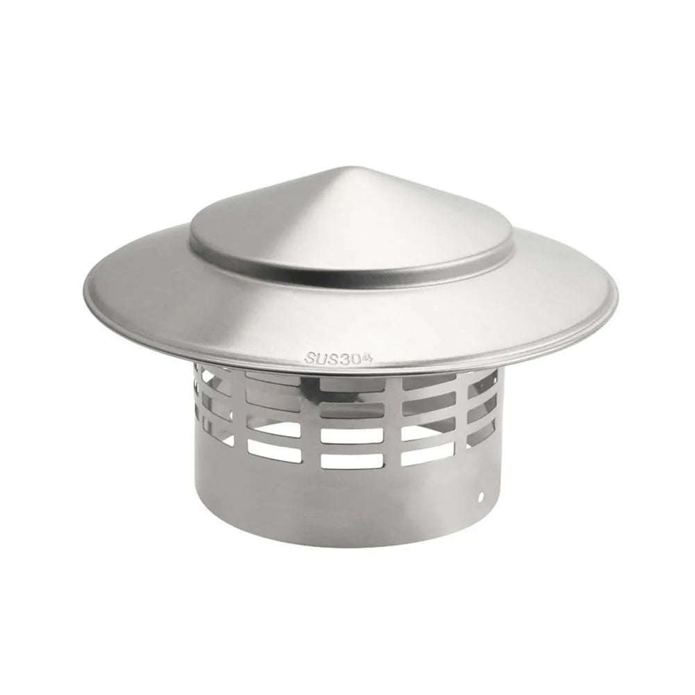 110/160mm Stainless Steel Chimney Cap Exhaust Hood for Ventilation