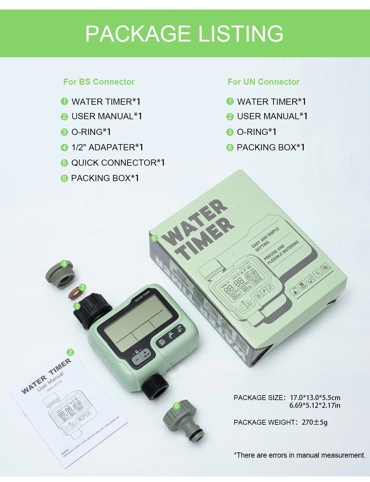 HCT-322 Automatic Water Timer Digital Irrigation Machine