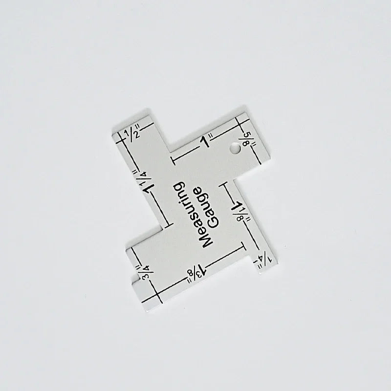Precision Seam Measuring Gauge Quilting Ruler Template for Sewing and DIY Patchwork Craft Accessories 1 or 2 Pieces