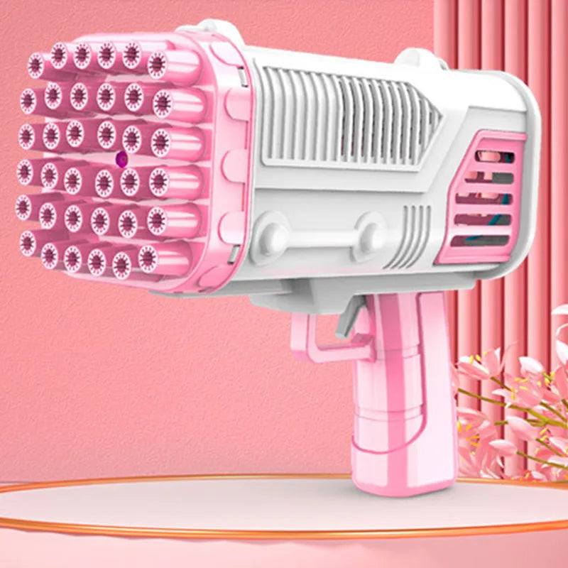 Popular Electric Bubble Gun for Children's Toys 32 Hole Design