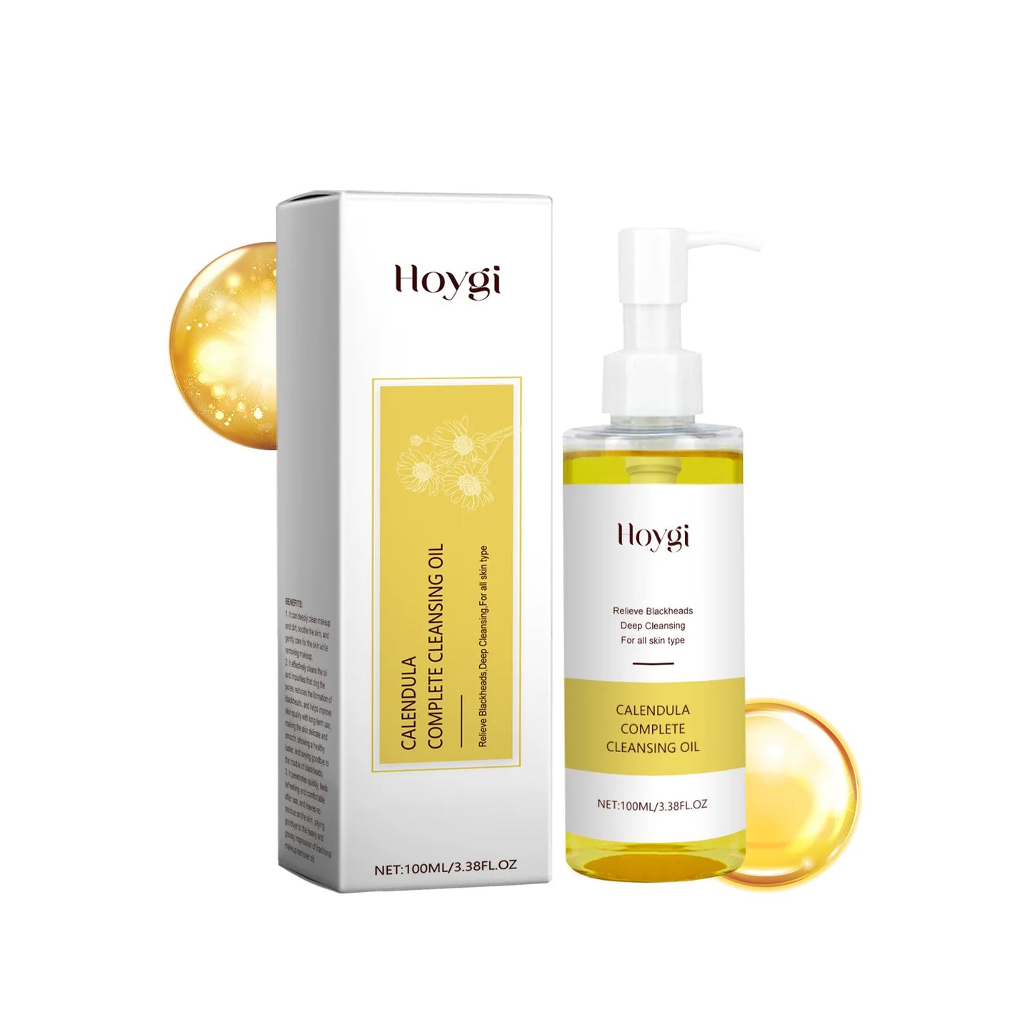Hoygi Gentle Makeup Remover Oil for Sensitive Skin Refreshing Facial Cleanser with Natural Ingredients
