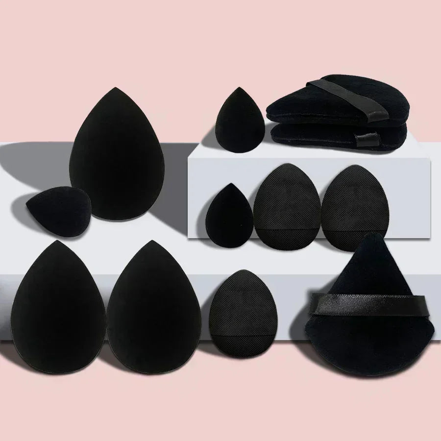 12Pcs Makeup Sponge Blender Set with Headband and Wristband